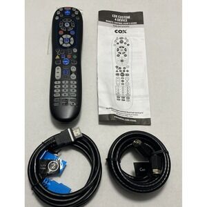 COX URC-8820-CISCO CUSTOM 4 DEVICE REMOTE VERSION 1.3 W/ INSTR & HDMI/COAX CABLE
